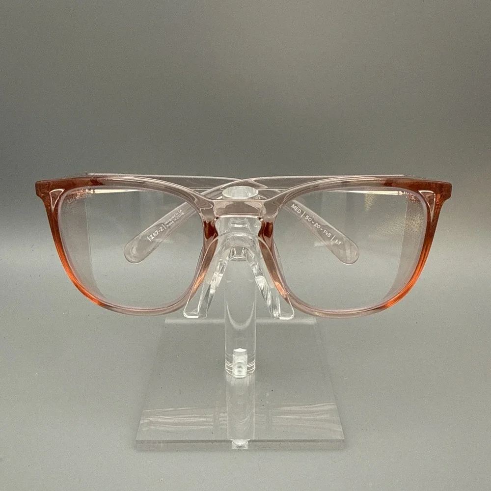 Stoggles Round Anti Fog Blush Pink Safety Glasses Pre-Owned Excellent Condition